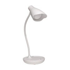 Unilux Ukky Lampe de Bureau LED avec 3 Niveaux 12 cm x 12 x 30 cm, Blanc