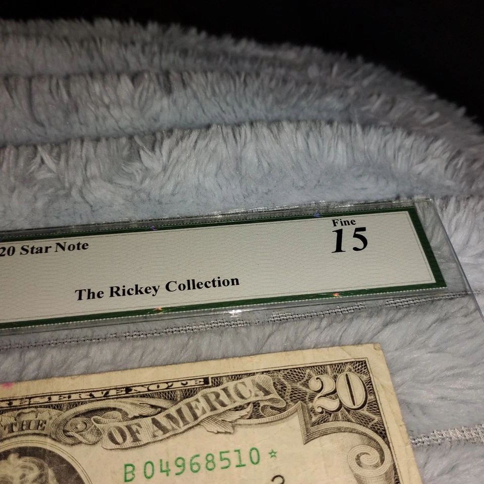 1988a $20 Federal Reserve Star Note Wash DC Rickey Collection Legacy 15 Fine - Image 3 of 4