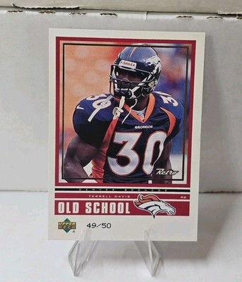 1999 Retro Old School/New School 49/50 Terrell Davis Ricky Williams #ON 1 HOF