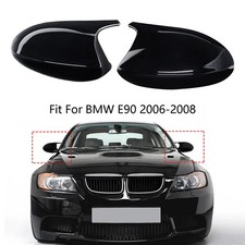 2x Schwarz R�ckspiegel Geh�use Unten f�r BMW E82 E88 07-09/E90 E91 05-07 Pre-LCI