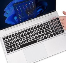 Large Print Keyboard Cover Skin for 2026 2025 HP 15.6 inch Laptop15-fc 15-fd Ser