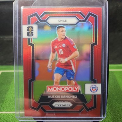 Alexis Sanchez Red Prizm - 2026 Panini Monopoly FIFA World Cup Chile