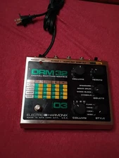 Vintage Electro Harmonix DRM32 Drum Machine Digital Rhythm Matrix Effects Pedal