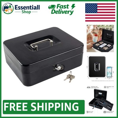 Alloy Steel Cash Drawer with Key Lock & Spacious Compartments - X Large
