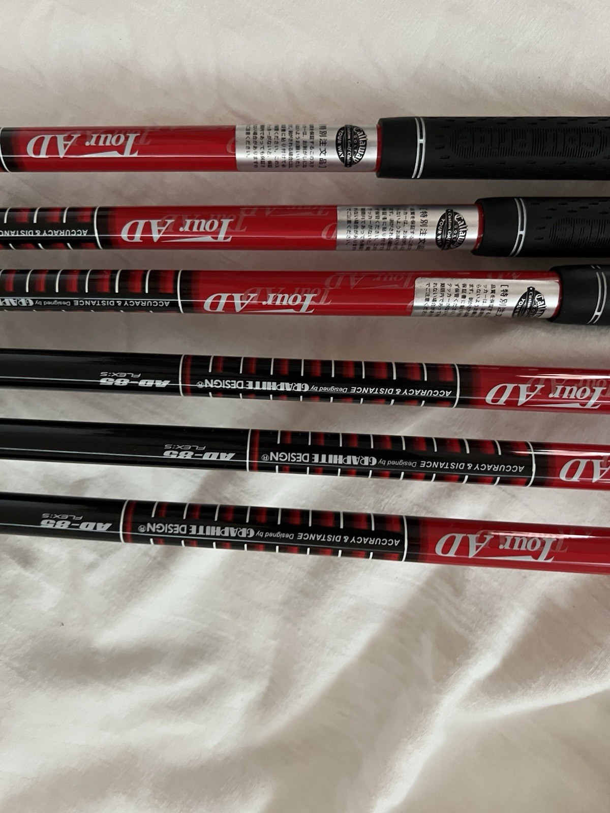 ENDO JAPAN Made Callway Legacy Black Forged MRH Irons Stenson 5-PW TOUR AD 85Stf