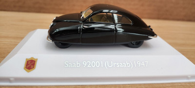 URSAAB 1947, 1st Saab Prototype, 92001, TEARDROP SHAPED 1/43 scale diecast, MIMB