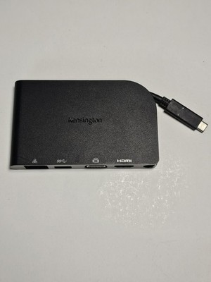 Kensington SD1600P USB-C Travel Mobile Dock w/ Pass-Through Charging Universal
