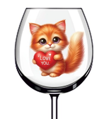 12x Baby Kätzchen Katze Vinyl Aufkleber Abziehbild Becher Weinglas Flasche Laptop Tasse