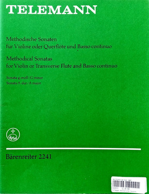 Telemann-Methodische Sonaten I-Son. in g-moll / Son. in A-dur-BA 2241 - Nr. 9031