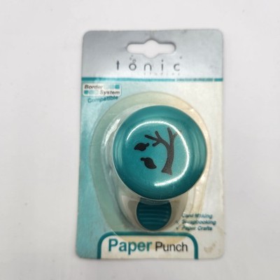 NEW Tonic Studios Easy-To-Use ''Boot'' Paper Punch - Fall Tree/Leaves - 918A