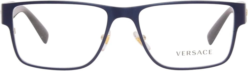 Gafas cuadradas azules para hombre Versace VE1274 1468 55 mm Foto 3 de 4
