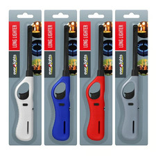 Everlights Refillable Electronic Long Gas Lighter With Child Lock Pack of 1 - 5