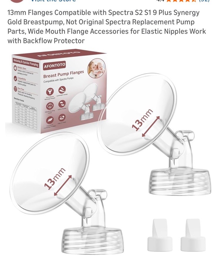 13Mm Flanges Compatible with Spectra S2 S1 9 plus Synergy Gold