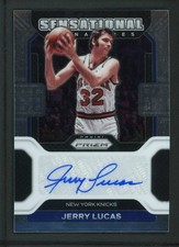 2021-22 JERRY LUCAS AUTO PANINI PRIZM SENSATIONAL SIGNATURES AUTOGRAPHS