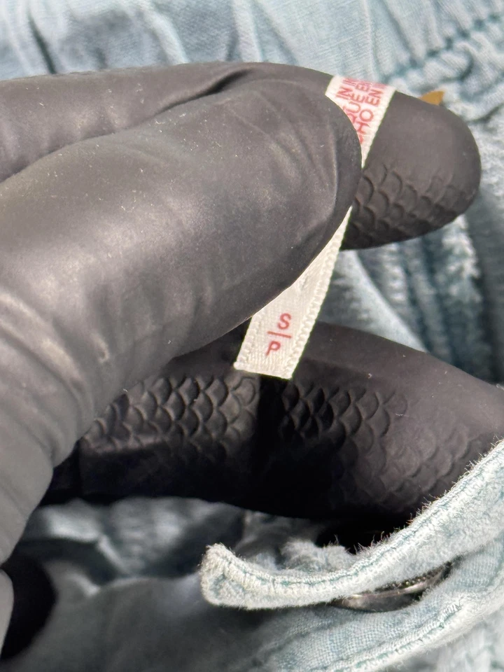 Free People Shorts Womens Small Blue Cargo Drawstring Utility Pockets Cotton - Image 3 of 4