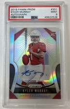 2019 Panini Prizm Kyler Murray #301 Rookie Card Auto Cardinals PSA 9 - TCCCX. rookie card picture