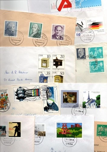 Germany First Day Covers- JOBLOT SALE (5)– Unchecked- Great Value- FREE UK POST