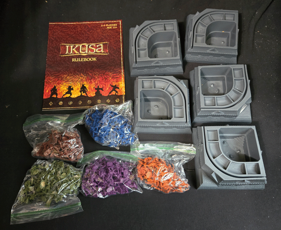 Ikusa Wage War In Feudal Japan Strategy Board Game: Samurai Swords ...