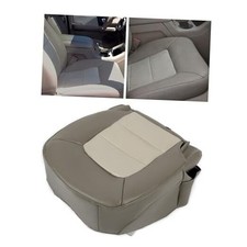 Seat Cover Synthetic Leather Perforated Tan Compatible with Passenger Bottom