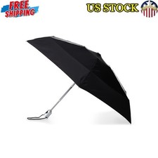 Ultra Compact Auto Open Mini Travel Umbrella W/ Carrying Case Eco-Friendly New