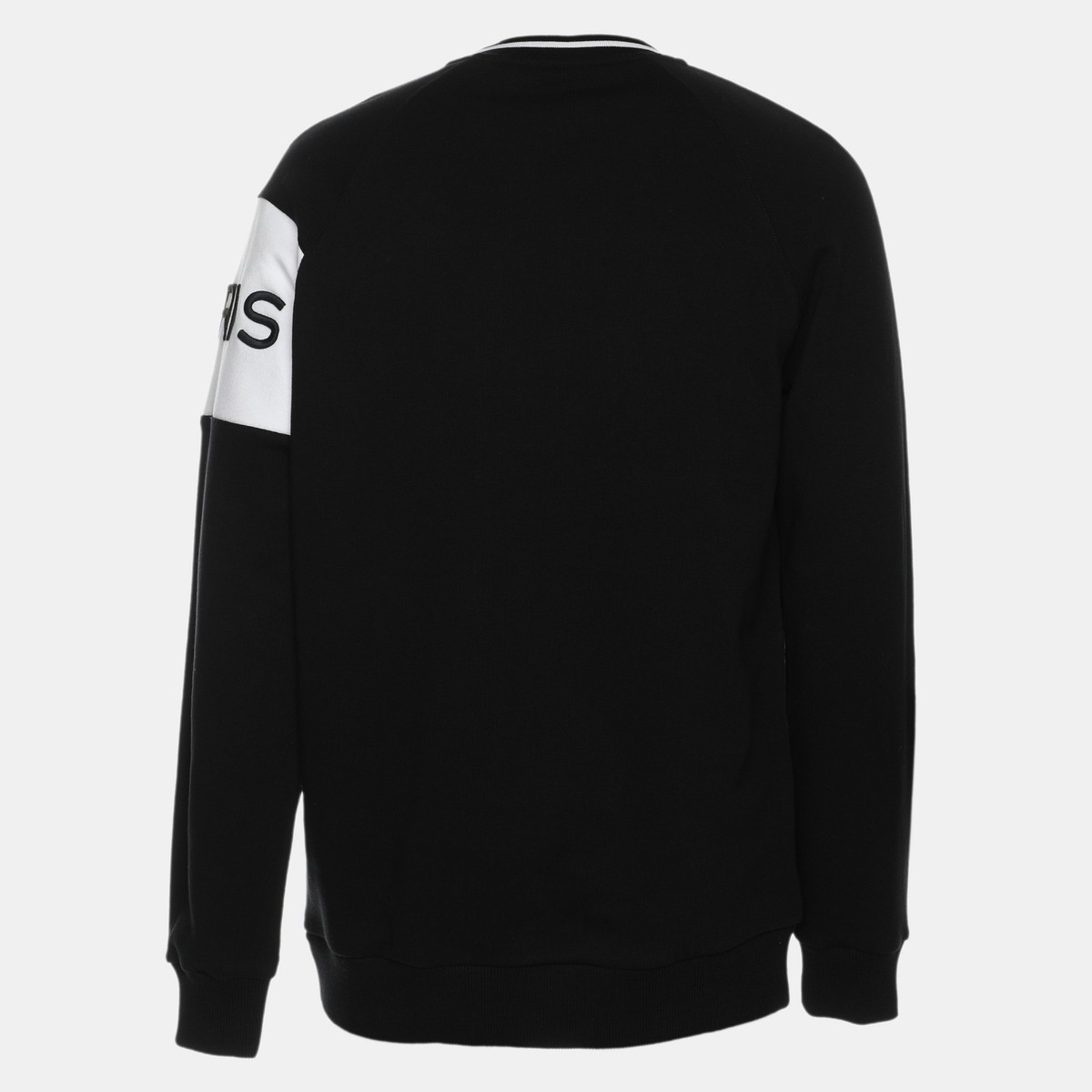 正規品　GIVENCHY LOGO BAND CREW NECK KNIT Givenchy Black/White Cotton Knit Logo Embroidered Crew Neck