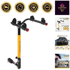 Anti-rattle 2-bike Hitch Rack Durable Steel Construction For Active Lifestyles
