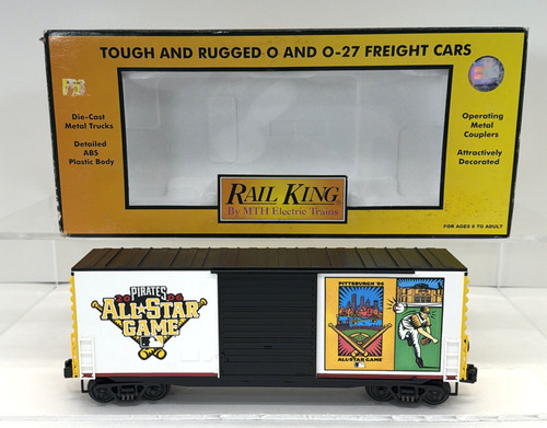 MTH RailKing 30-74352 MLB Pittsburgh Pirates All-Star Game High CubeBoxCar O Nuevo | Zustand: New