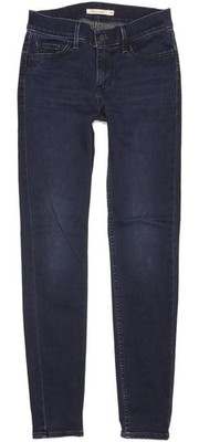 Levi's 710 Super Damen Navy Skinny Slim Stretch Jeans W27 L30 (100791)