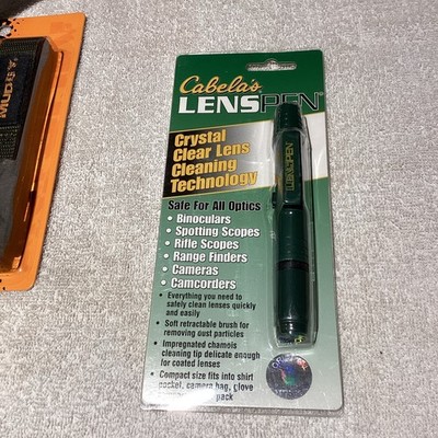 CABELA S  LENSPEN , OPTIC CLEANING BRUSH - HUNTING SCOPES, CAMERAS, ETC.