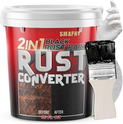 2-in-1 Rust Converter and Metal Primer, Rust Remover for Paint, Metal and Chassi