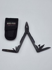 Gerber Multi-Plier USA Stainless Black Oxide Multi Tool  Original Sheath Vtg