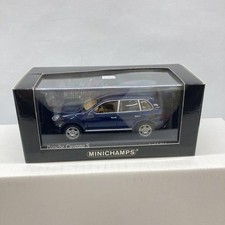 MiniChamps 1/43 Porsche Cayenne S 2002 Blue Metallic Opened Used