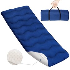 Cot Mattress Pad, 30"x75" Quilted Foam Camping Cot Mattress Topper with Anti-...