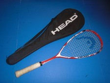 Head Microgel 145 Squash Racquet  Case. VG.