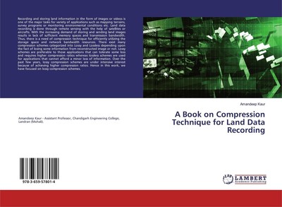 A Book on Compression Technique for Land Data Recording Amandeep Kaur
