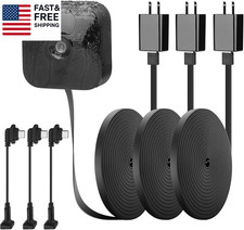 3 Pack 25Ft/7.5M Outdoor Power Cord for Blink Outdoor 3Rd Gen Xt3,Blink 4 4Th