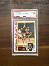 1978-79 Topps - Kareem Abdul-Jabbar #110 PSA 7 Lakers HOF