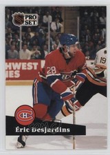 1991-92 Pro Set French Eric Desjardins #118 0a4