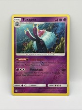 Toxapex 63/149 Holo Rare SM Base Set Pokemon Reverse Holo