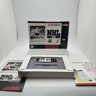NHL 94 CIB Super Nintendo SNES Cartridge Box Manuals Poster 1993 Tested & Worked