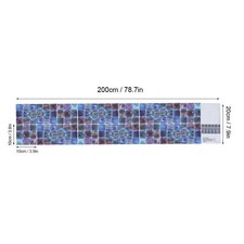 PVC Decorative Tile Stickers Peel and Stick Waterproof Wall Sticker for Kitchen