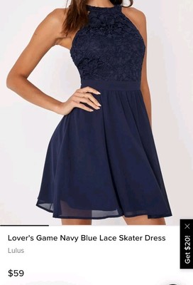chinese dress ladies Icing On The Cake V-Neck Lace Skater Dress