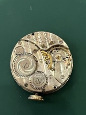 GOOD BALANCE 10/0s Elgin Grade 444 Pocket Watch Movement 15j With Dial And Hands