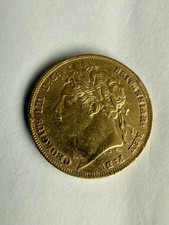 VERY RARE KING GEORGE THE IV 1824 FULL GOLD SOVEREIGN