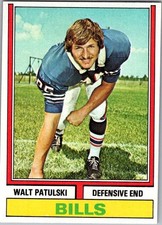 1974 Topps Football -Walt Patulski #79 - Buffalo Bills     B