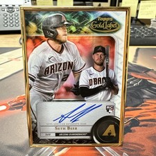 2022 Topps Gold Label - Framed Autographs Seth Beer #FA-SBE (AU, RC)