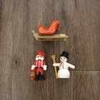 Vintage Geobra Playmobil Christmas Holiday Santa Snowman Sleigh Lot 80s