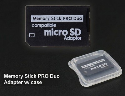 For Sony PSP Micro SD SDHC TF to Memory Stick MS Pro Duo PSP Adapter Card Reader