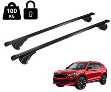 Nordrive Dachträge Querträgerr Für Skoda Kodiaq 2021-2024 Schwarz, 120 cm