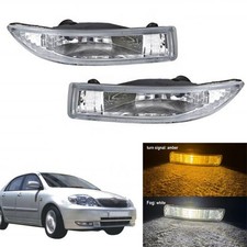 Led Front Fog Lamp Wamber Turn Signal For Toyota Corolla Nze121 Fielde 2001-03